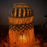 amlavati macrame glass jar simple knot