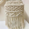 amlavati macrame glass jar cross knot