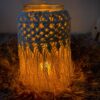 amlavat macrame glass jars