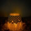 amlavat macrame glass jars