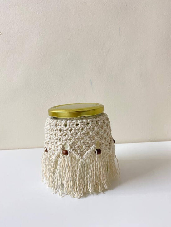 amlavat macrame glass jars