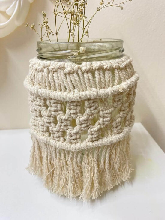 amlavati.com macrame jar