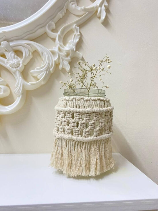 amlavati.com macrame jar