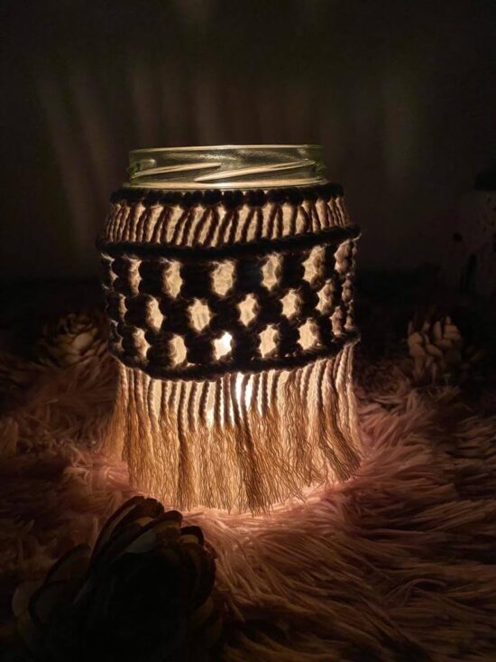 amlavati.com macrame jar